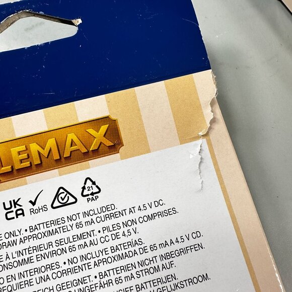 Lemax Village Lights Battery 20 Super Bright Multi Color Flashing Light String - Picture 12 of 14